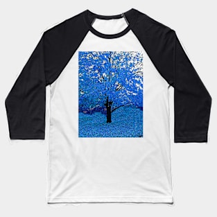 Trees of Blue Baseball T-Shirt